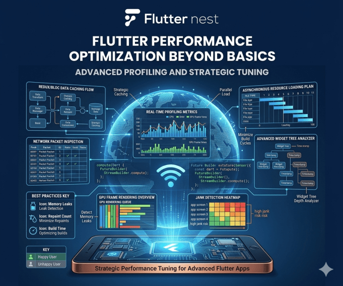 Flutter Performance Optimisation Beyond Basics: What Your Team Is Probably Still Getting Wrong