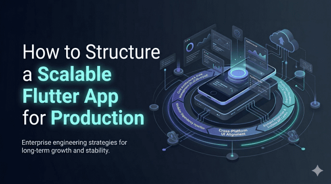 How to Structure a Scalable Flutter App for Production: The Complete 2026 Guide for Building Full-Stack Apps