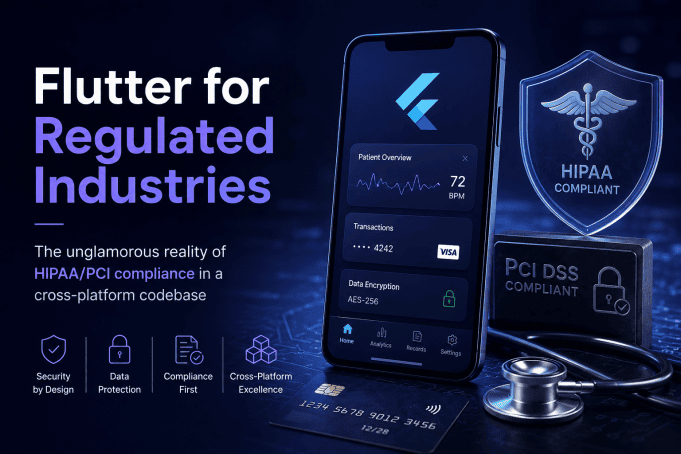 Flutter for Regulated Industries: The Unglamorous Reality of HIPAA and PCI Compliance in a Cross-Platform Codebase