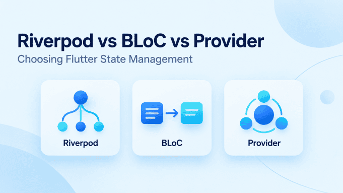 Riverpod vs BLoC vs Provider: Which Fits a Flutter App’s Architecture?
